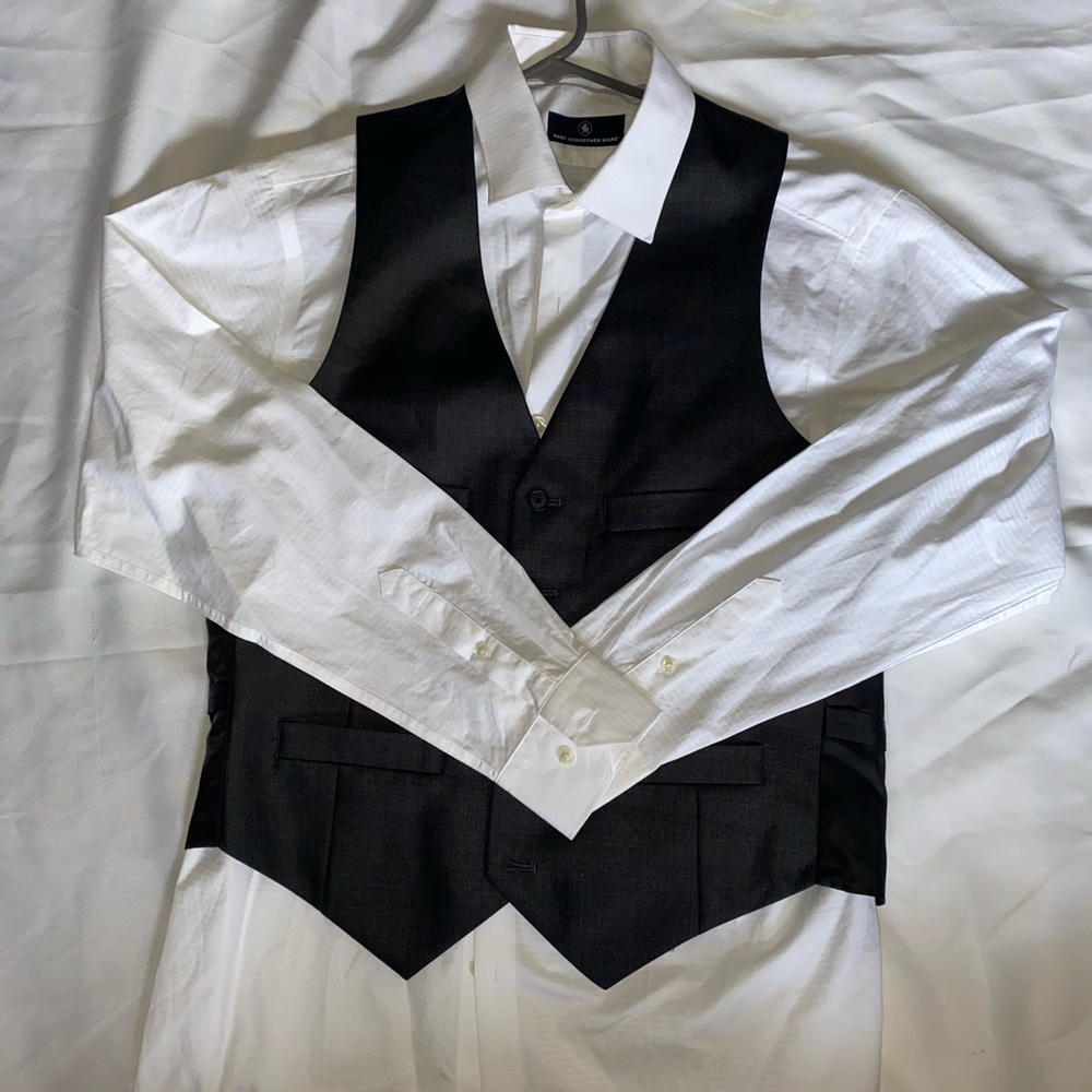 Dress Shirt + Kenneth Cole Vest